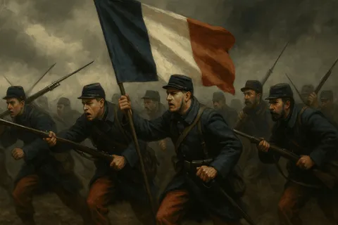 Französische Soldaten der Epoche: Neuzeit